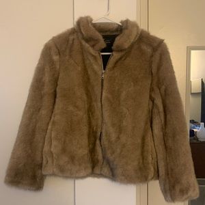 Zara faux fur jacket
